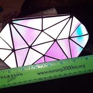 NIP AUTHENTIC GENUINE HOLOGRAPHIC GEOMETRIC WRISTLET HALOGRAPHIC